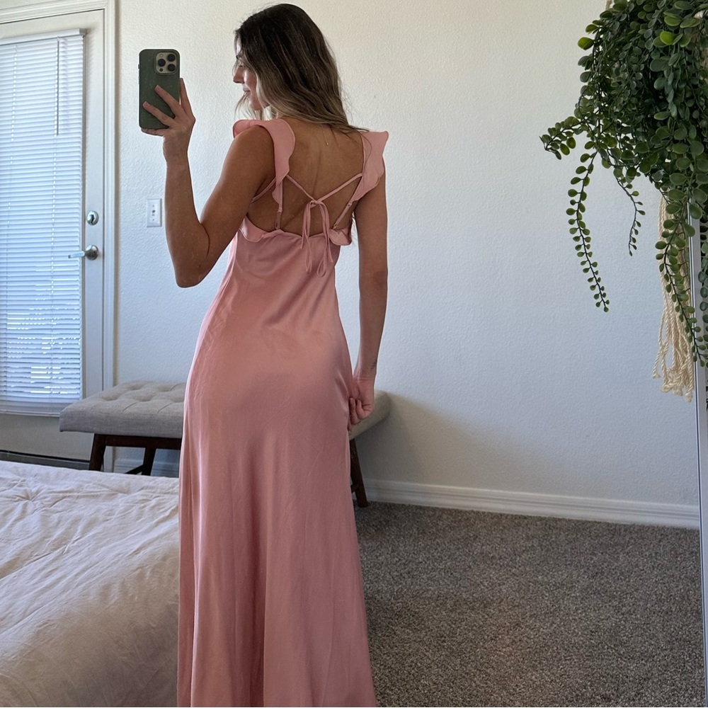 SATIN DRESS